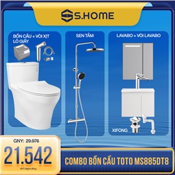 COMBO BỒN CẦU TOTO MS885DT8